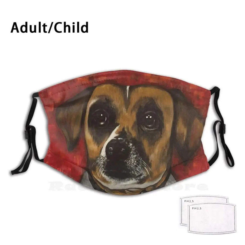 

Моющаяся маска для рта с фильтром, Пылезащитная маска для собак, животных