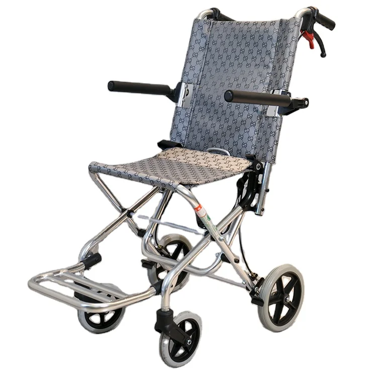 

Hospital Elderly Foldable Wheel Chair Height Adjustable Manual Wheelchair With Wheels Foot Rest