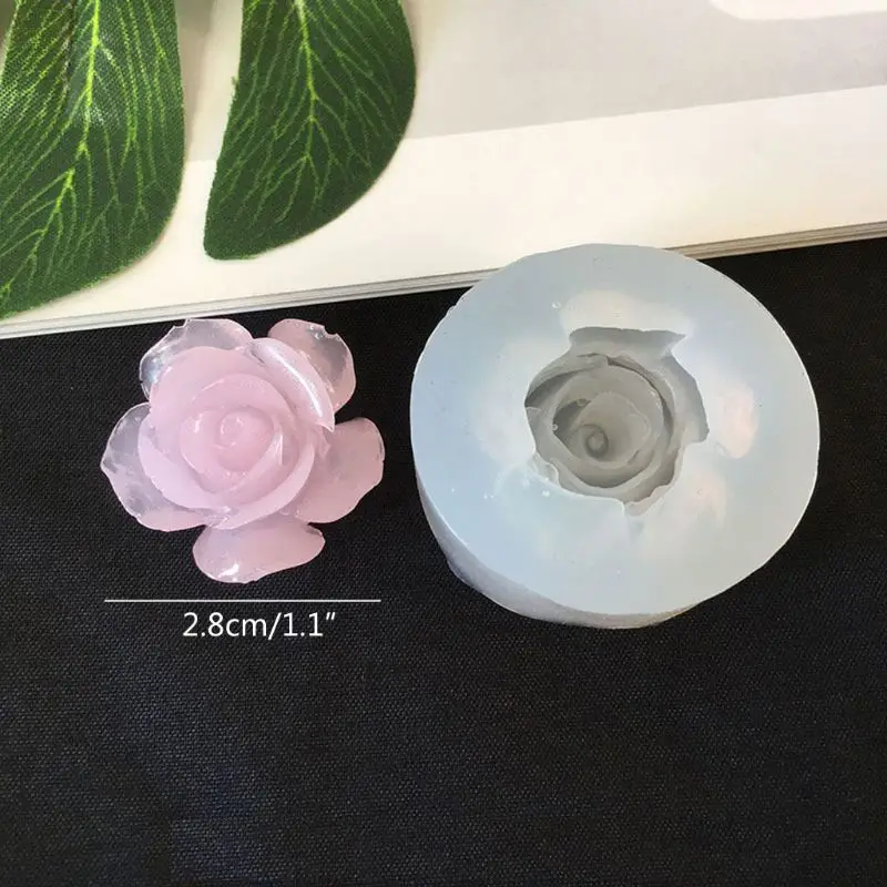 DIY силиконовые формы в виде цветка Смола Камелия Пион ромашка цветок лотоса ювелирные изделия X4YA
