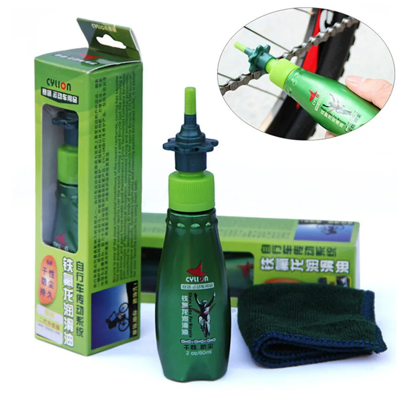 Тефлоновое масло для велосипедной цепи 60 мл подшипник маховик тормоза ржавчина