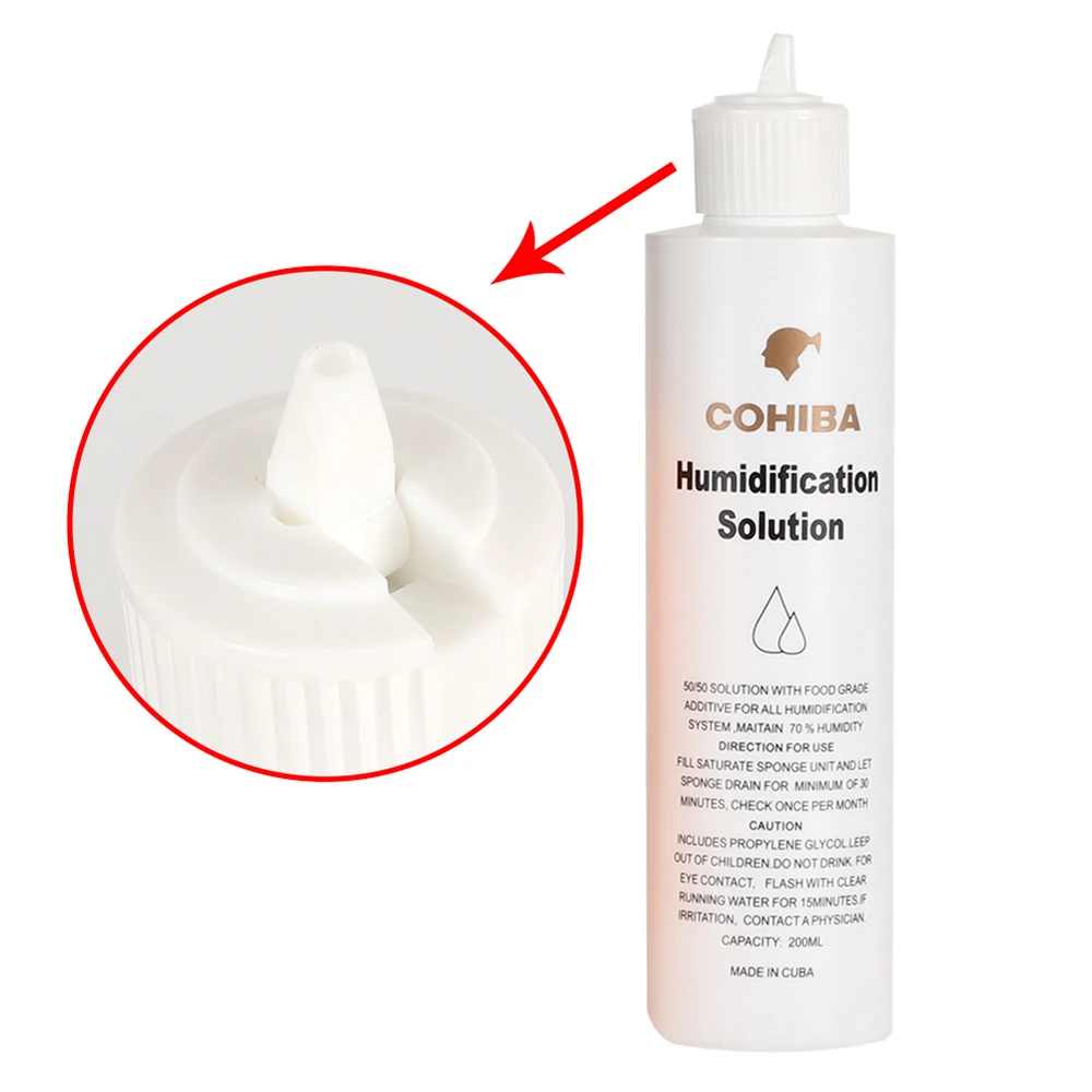 200 мл раствор хьюмидора для хранения сигар коробка пропиленгликоль увлажнитель