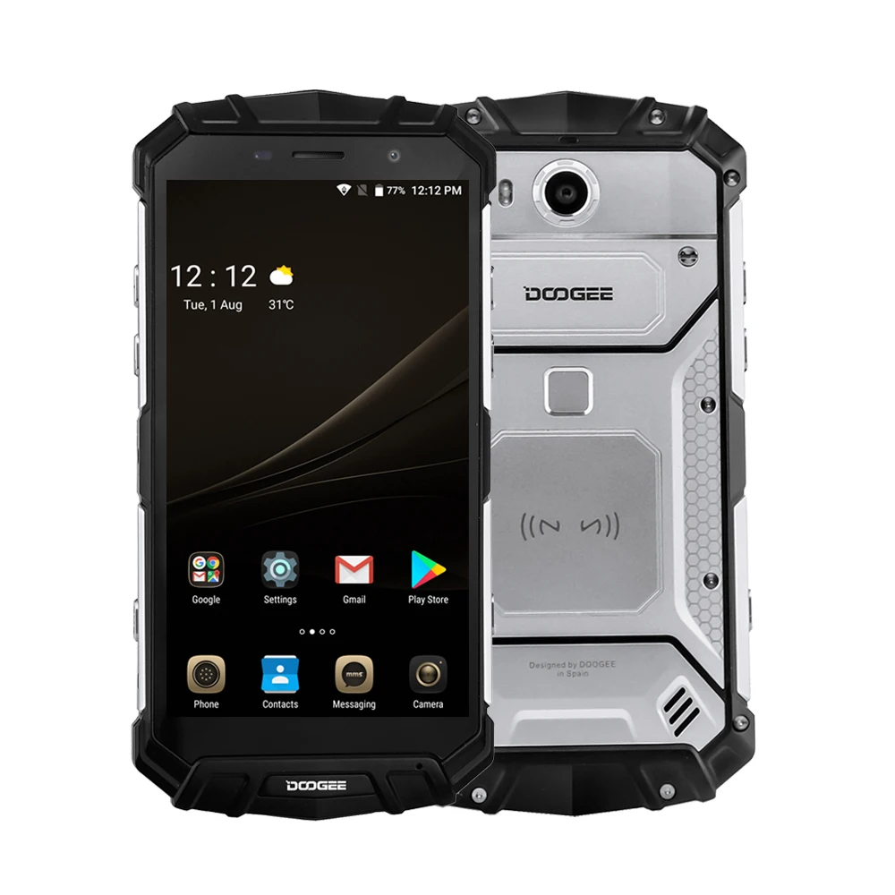 DOOGEE S60 Lite смартфон с 5 дюймовым дисплеем ОЗУ 4 Гб ПЗУ 32 ГБ 16 МП 2 мАч Android 7 0|Смартфоны|