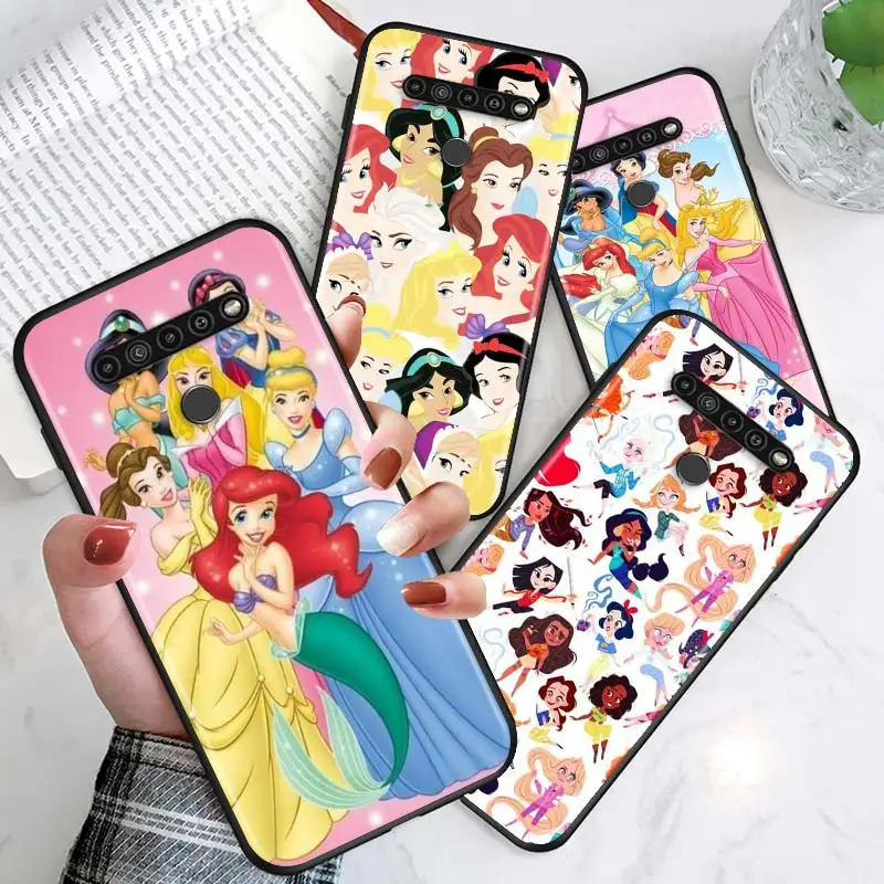 

Disney cute princess For LG Q60 V60 V50 S V40 V30 K92 K42 K22 K71 K61 K51S K41S K30 K20 2019 G8S G8 X ThinQ Phone Case