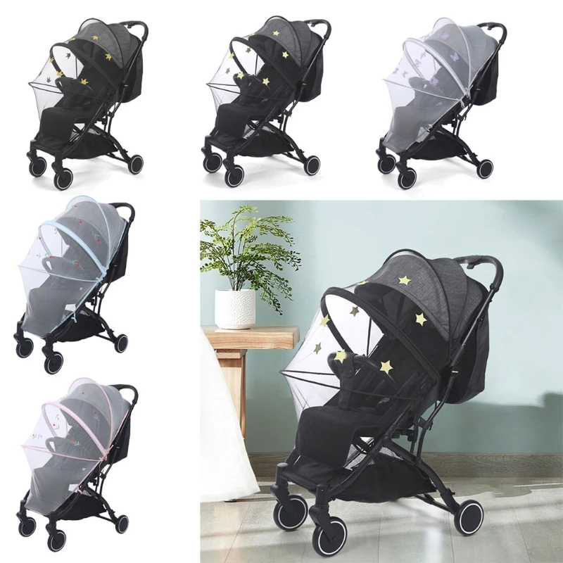 

Universal Baby Stroller Pushchair Mosquito Insect Shield Net Safe Infants Protection Mesh Stroller Accessories Mosquito