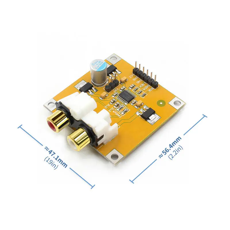 ЦАП декодер Pcm5102 I2S плеер собранная плата 32 бит 384K за пределами Es9023 Pcm1794 для Raspberry