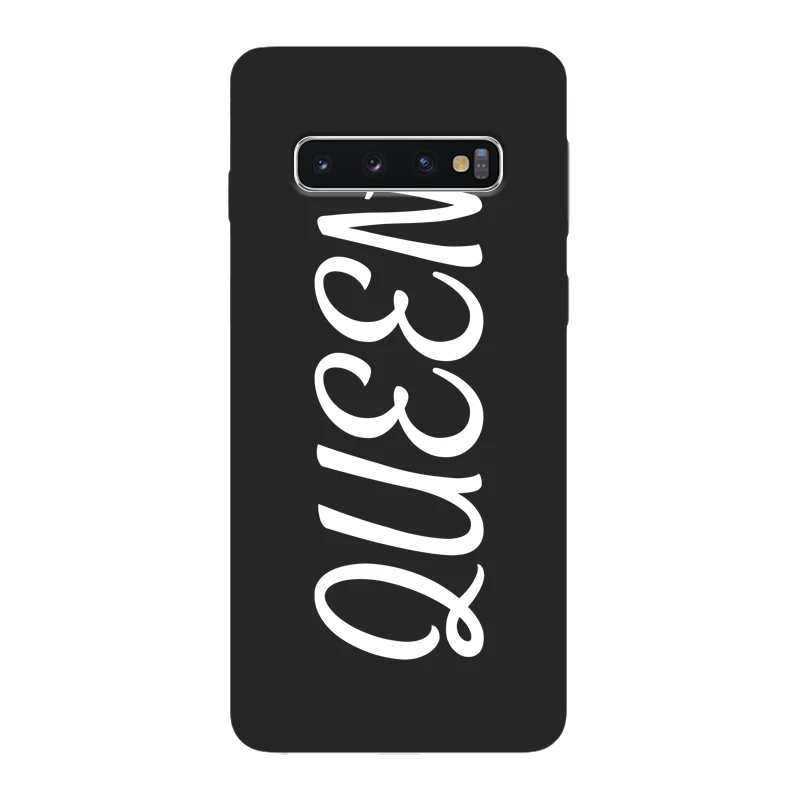 Чехол для телефона Samsung Galaxy S10 Plus 5G 10E силиконовая задняя крышка с черной звездой и