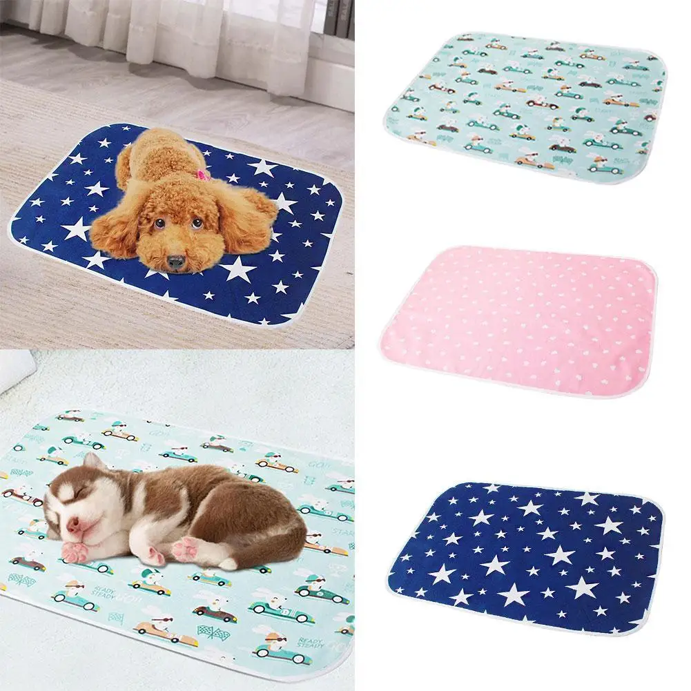 

Waterproof Pet Diaper Mat Dog Mats Pet Bed Pad Breathable Dog Puppy Pee Blanket Reusable Training Pad Dog Car Seat Cover