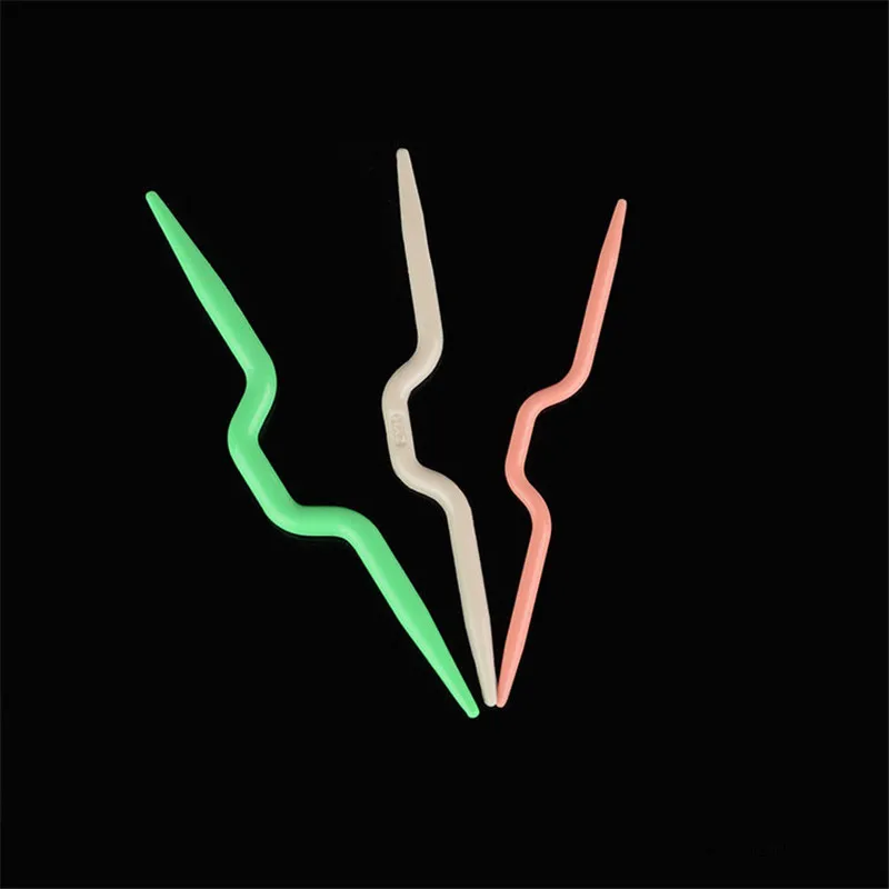 Новинка 3 размера крючок для вязания из АБС пластика вязальные спицы глушитель