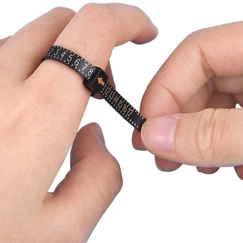 2 американский английский Размер кольца Таблица костюм палец измерительный