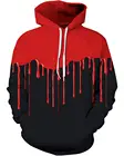 Мужская толстовка с капюшоном, Красная толстовка в стиле хип-хоп, уличная одежда, свитшот большого размера 4XL, новинка 2020