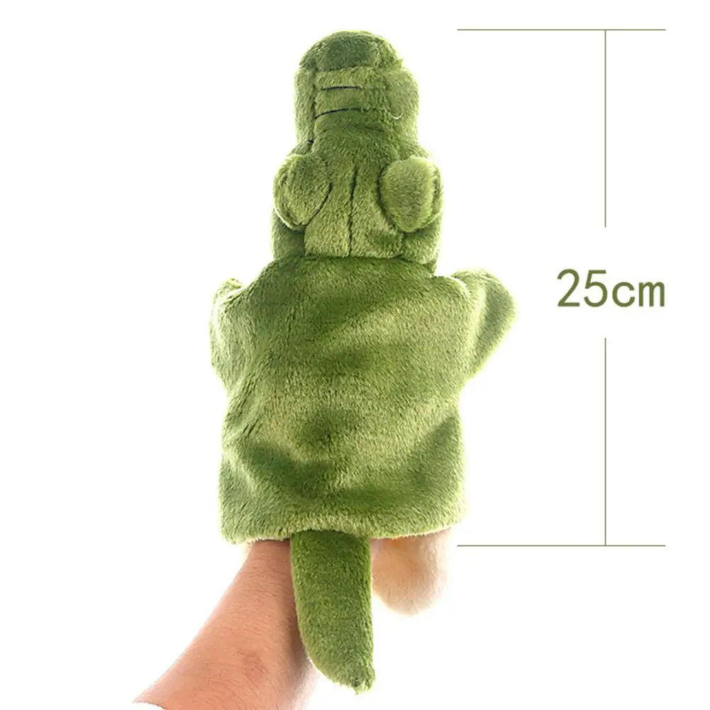 

Cute Crocodile Plush Stuffed Doll Long Sleeve Hand Puppet Storytelling Kids Toy