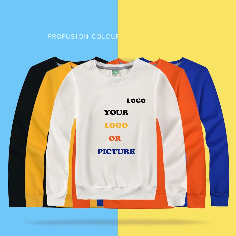 

Men's Fashion Long Sleeve Casual Sweatshirts Custom Print HD Photo Letters For Couples Women Casual Pullover Tops Warm Coat