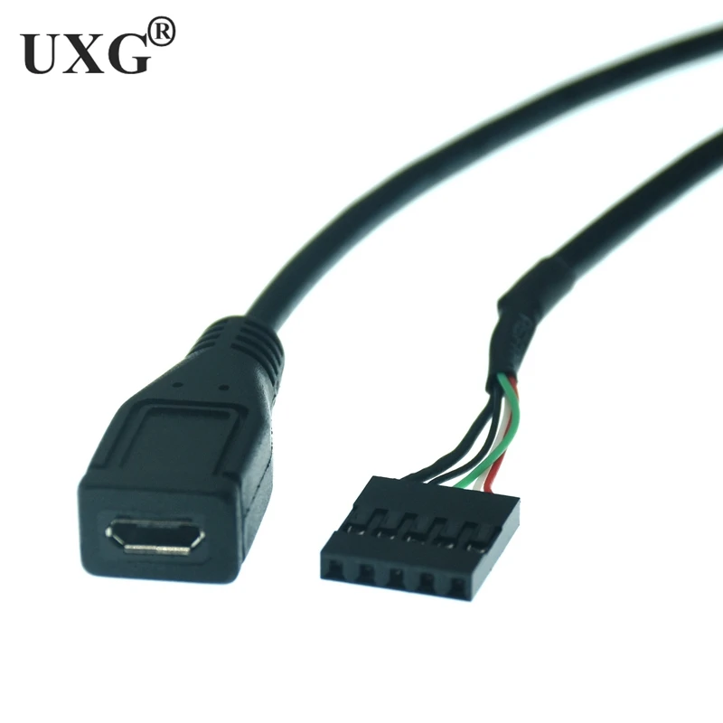 

Микро-USB 5Pin «Мама» к DuPont 2,54 5Pin «мама» U-разъем PCB «мама» кабель USB защитный кабель 5P DuPont 2,54 0,5 m