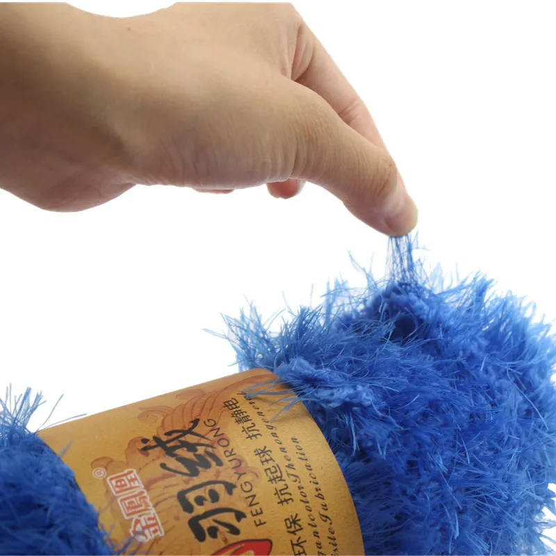 100 г/лот норковая пряжа вязаный мех шерсть акрил кроше нить длинный плюш для DIY