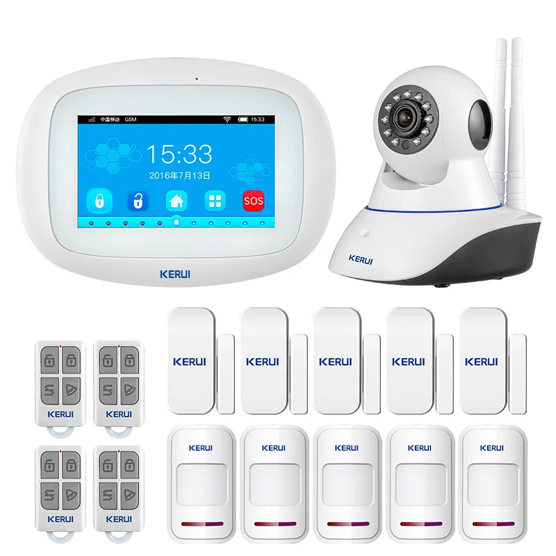 KERUI K52 4 3-дюймовый TFT цветной дисплей безопасности дома умный жилой беспроводной