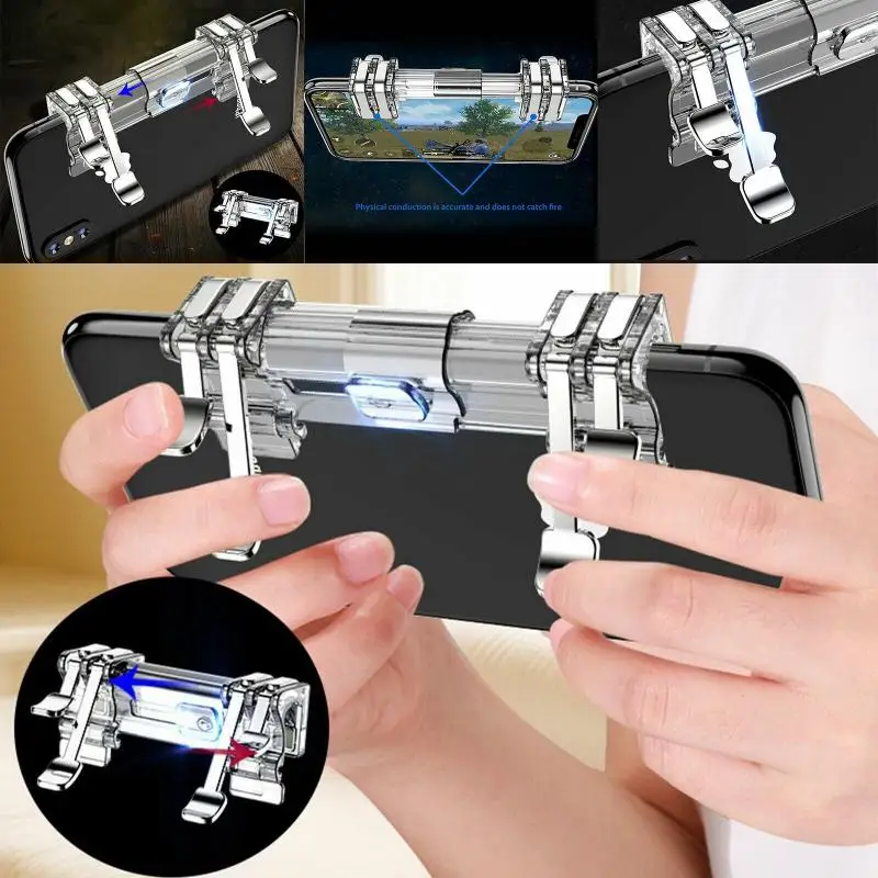 

Newest Gaming Controller Trigger Phone Game Mobile Gamepad For PUBG Controller Mobile Phone Gaming Trigger Accessories