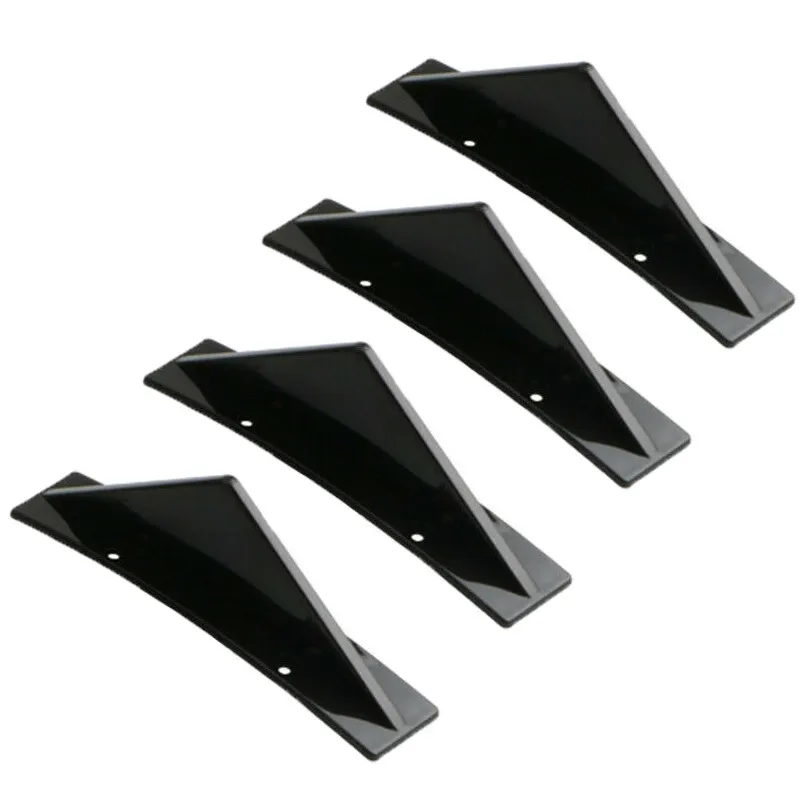 

4pcs/Set Car SUV Back Rear Bumper Diffuser Shark Fin Kit Styling Spoiler Lip Wing Splitter Universal Accessories