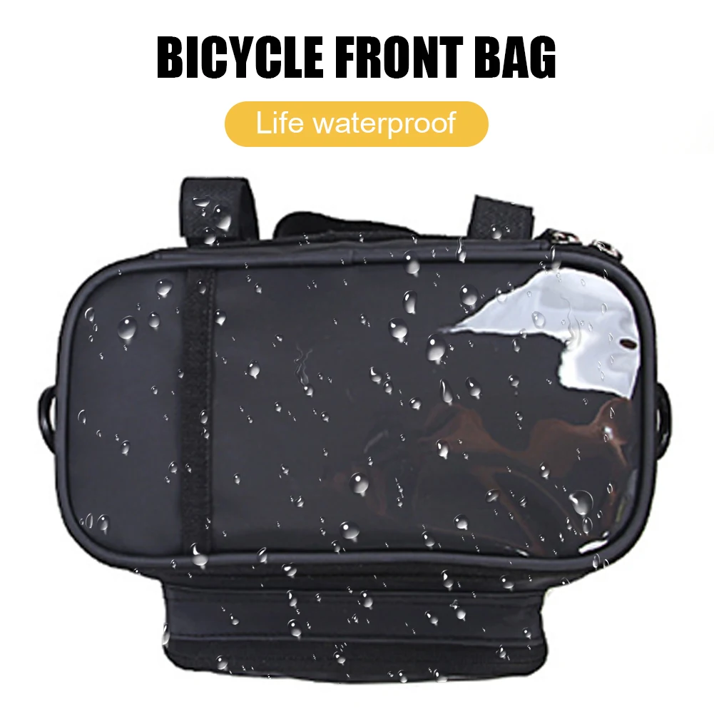 

MTB Bicycle Cycling Insulated Front Bag Basket Pouch Biking PortableBike Handlebar Phone Holder Dustproof Cycling Parts