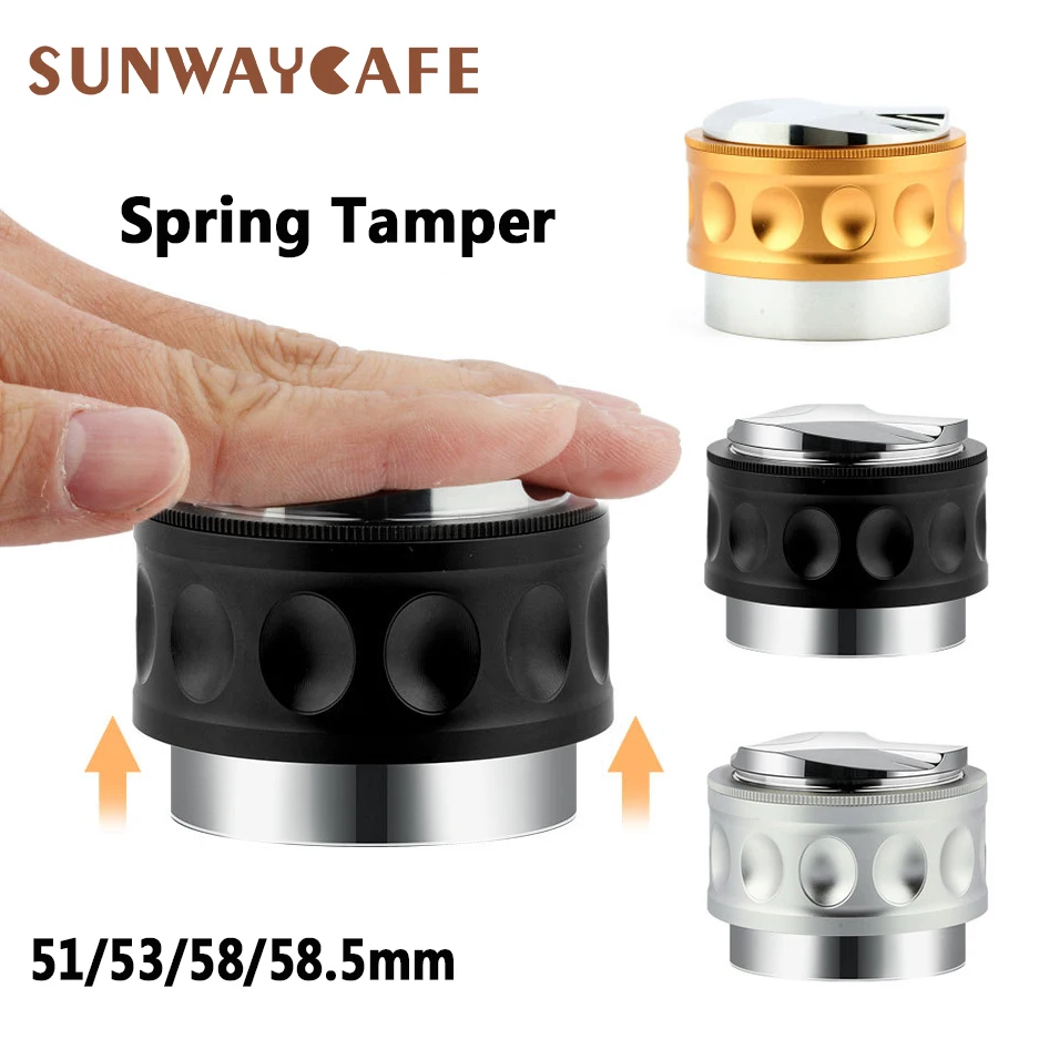Регулируемый молоток для кофе из нержавеющей стали с двойной головкой 51/53/58/58/5