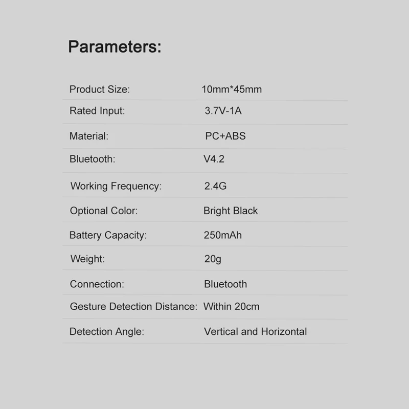 Xiaomi EZ More беспроводной Bluetooth Автомобильный Мультимедийный пульт управления жестами, мини умный пульт дистанционного управления музыкой, AI Tech