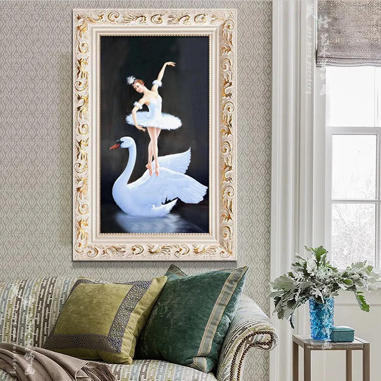 Картина-Мозаика из страз с рисунком балерины | Дом и сад