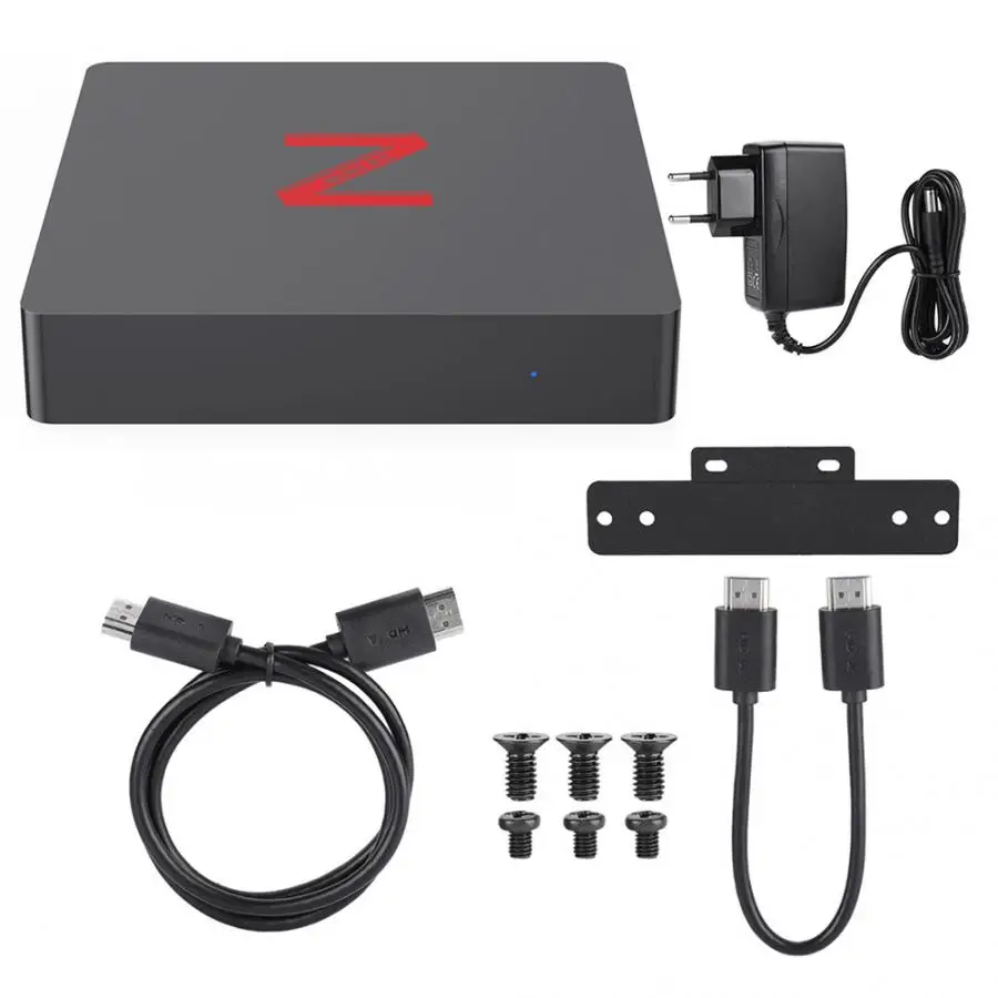 EU Z85 Beelink 2,4/5,8 ГГц Wifi VGA HDMI четырехъядерный медиаплеер мини-ПК(4+ 64G 100-240 V) медиаплеер - Цвет: EU
