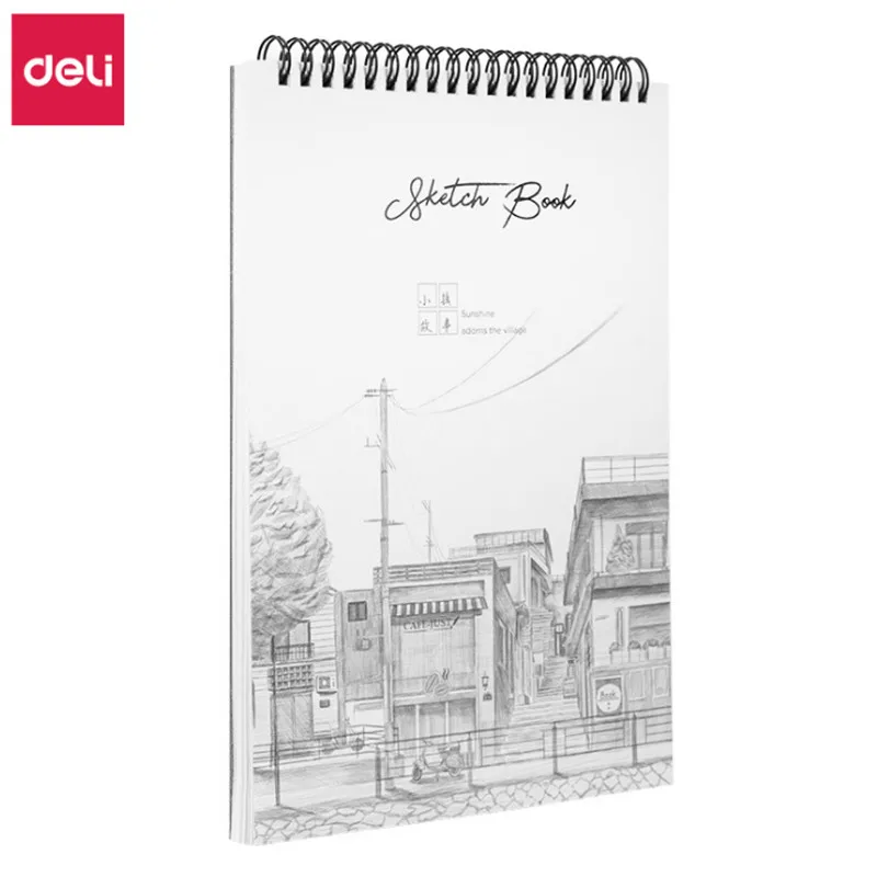 Deli B5 альбом для набросков студентов рисования скетчей маленькая книга без