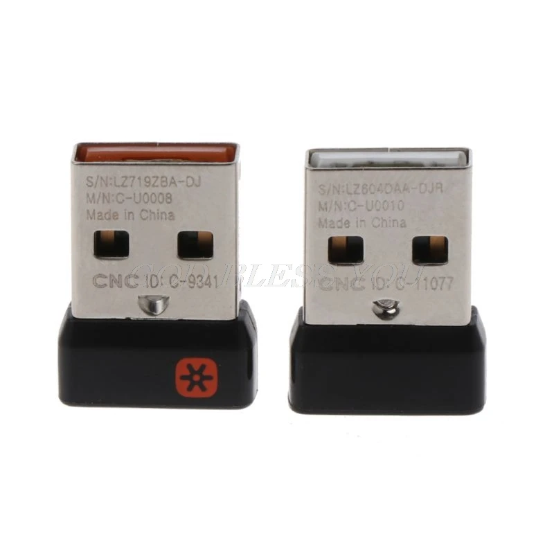 Беспроводной приемник унифицирующий USB адаптер для мыши Logitech клавиатуры