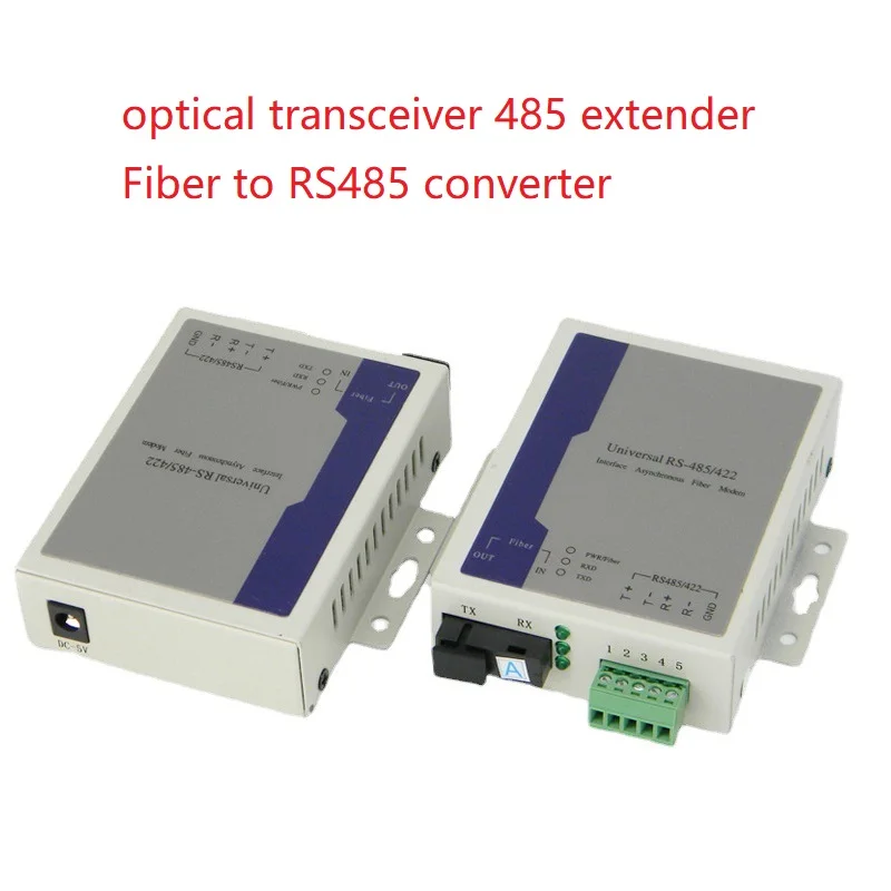 1 пара волоконно-оптических преобразователей на RS 485 20 км универсальный
