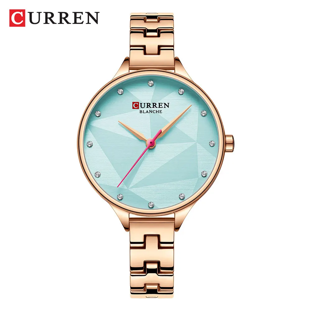 

Women Fashion Trend Creative Design CURREN Quartz Watches Women's Dress Bracelet Clock Ladies Wristwatches bayan kol saati
