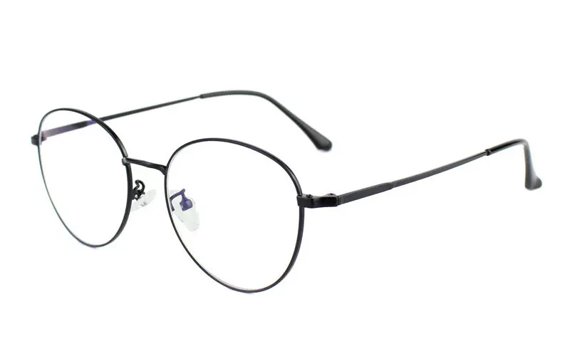 VANLOOK Computer Glasses Round Anti Blue Ray Light Blocking Fashion Metal Eyeglasses Frame Men Women Clear Lens Anti Radiation