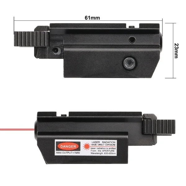 Тактический красный/зеленый точечный лазерный прицел US DE с креплением + 2 гаечных