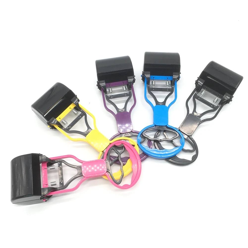 Кота собаки любимчика Pooper Scooper ложки с длинной ручкой захват совок для уборки