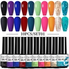 Набор гелей для маникюра LILYCUTE, 612 шт.комплект, 7 мл, гибридный полуперманентный УФ-светодиодный базовый и топовый гель для ногтей, набор аксессуаров для ногтей