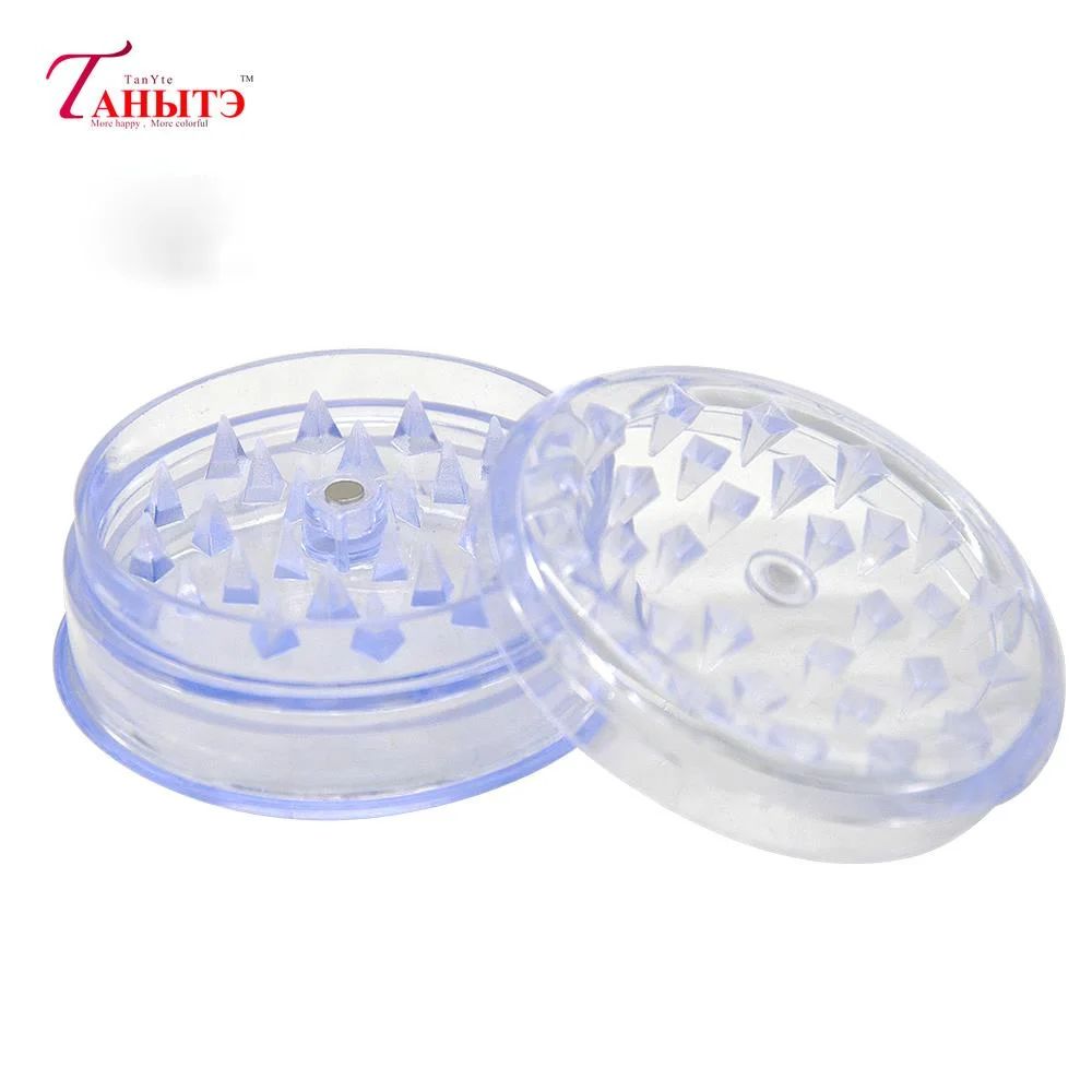 

New 1pc Plastic Tobacco Grinder Herb Crusher Herb Grinder with Storage Case Tobacco Spice Crusher Hand Miller Shisha Accessories