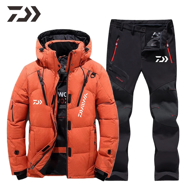 

Daiwa Fishing Clothes Windproof Warm Thick Jacket Fishing Wear Winter Suit for Fishing Suit Sports Outdoor Fishing Clothing