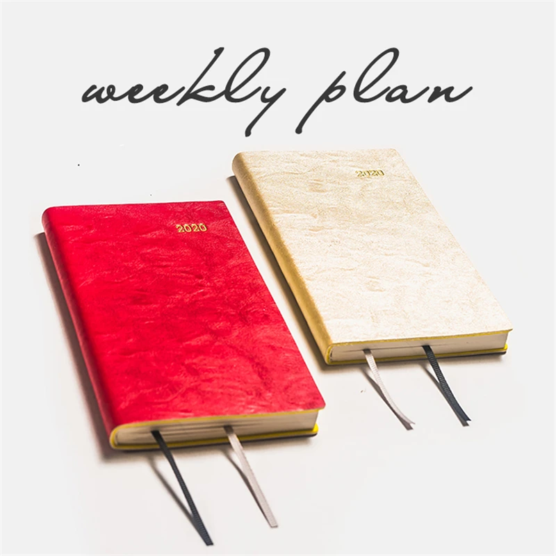 Планировщик повестки дня 2020 А6 Мини карманный ежедневник записная книжка
