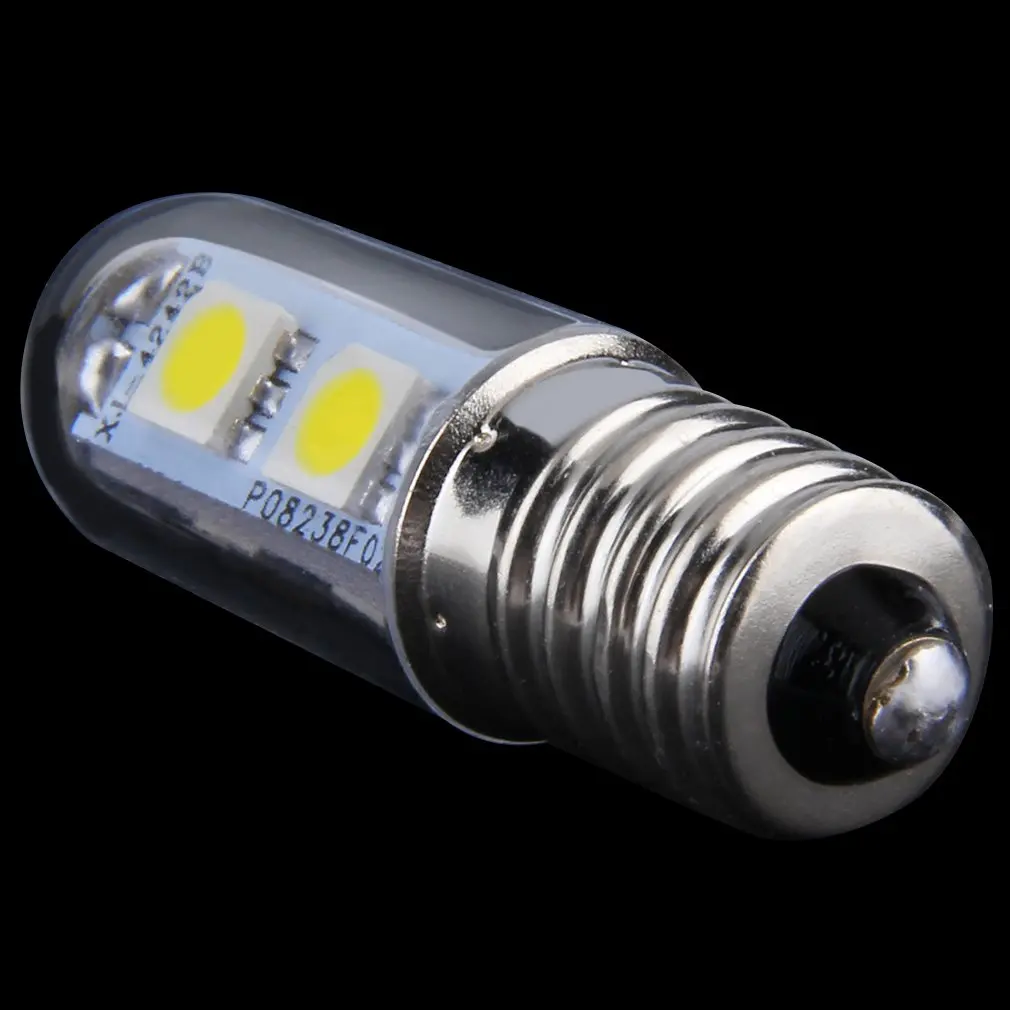 1х мини E14 1 Вт 7 светодиодный 5050 SMD Природа/теплый белый холодильник светильник