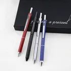 4 в 1, металлические шариковые ручки, многофункциональная шариковая ручка, доступны серебряные металлические ручки, хорошее качество по заводской цене