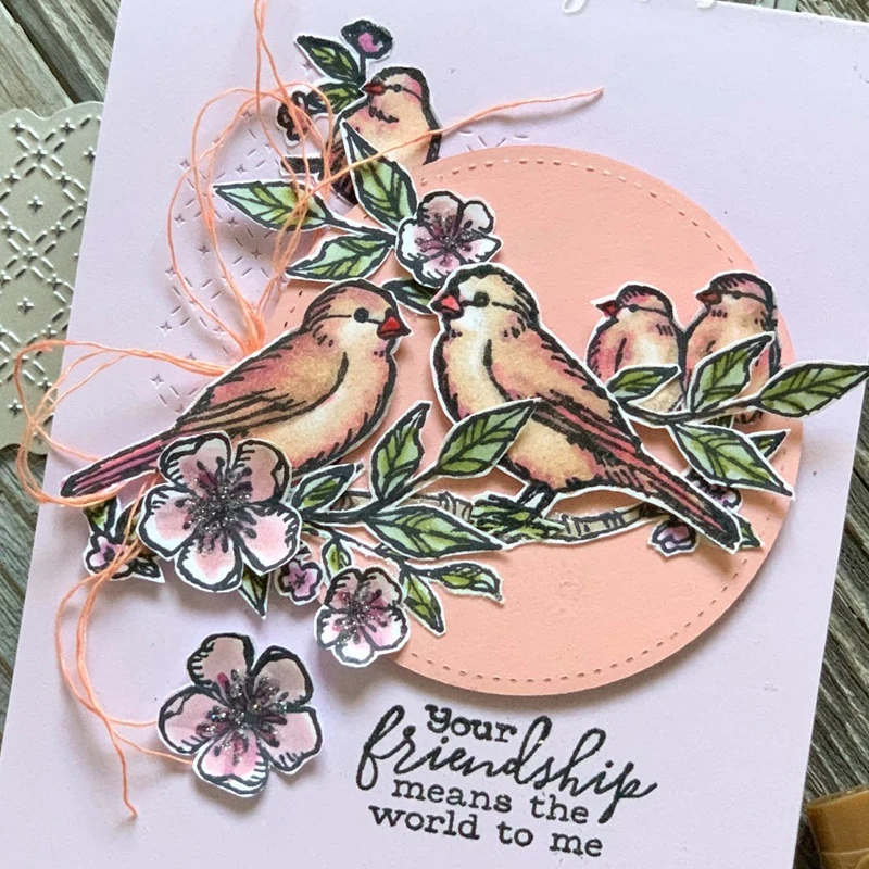 

2021 New Arrival Bird Metal Cutting Dies and stamp For Scrapbooking Practice Hands-on DIY Album Decor Card Craft Die