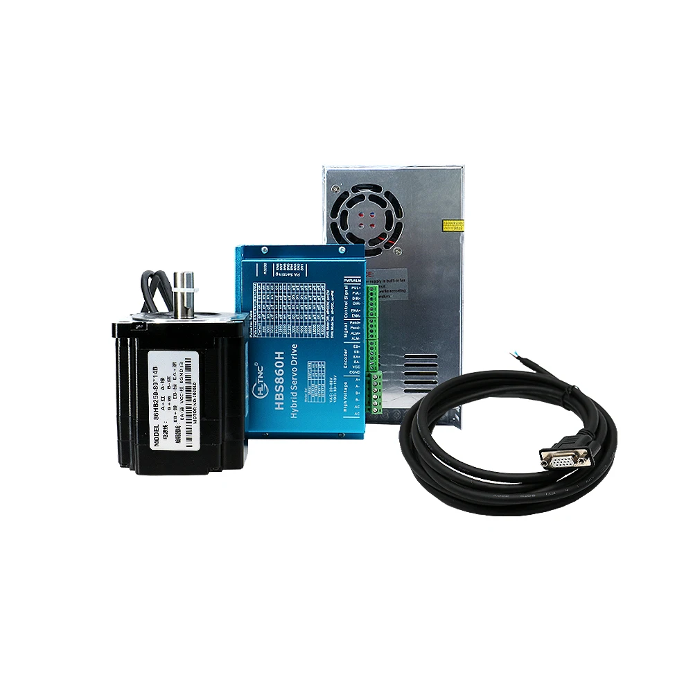 Шаговый двигатель с замкнутым контуром Nema 34 DC 12 5n 8 4 драйвером и блоком питания 400