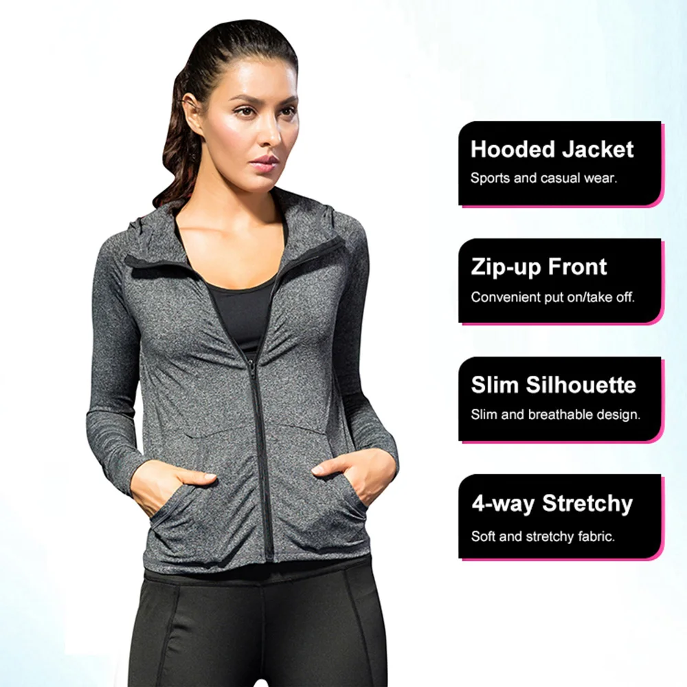 Женские куртки с капюшоном на молнии спортивная толстовка свитшот длинным