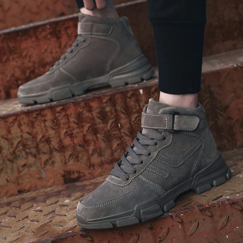 Мужские беговые кроссовки с высоким верхом демисезонная спортивная обувь для