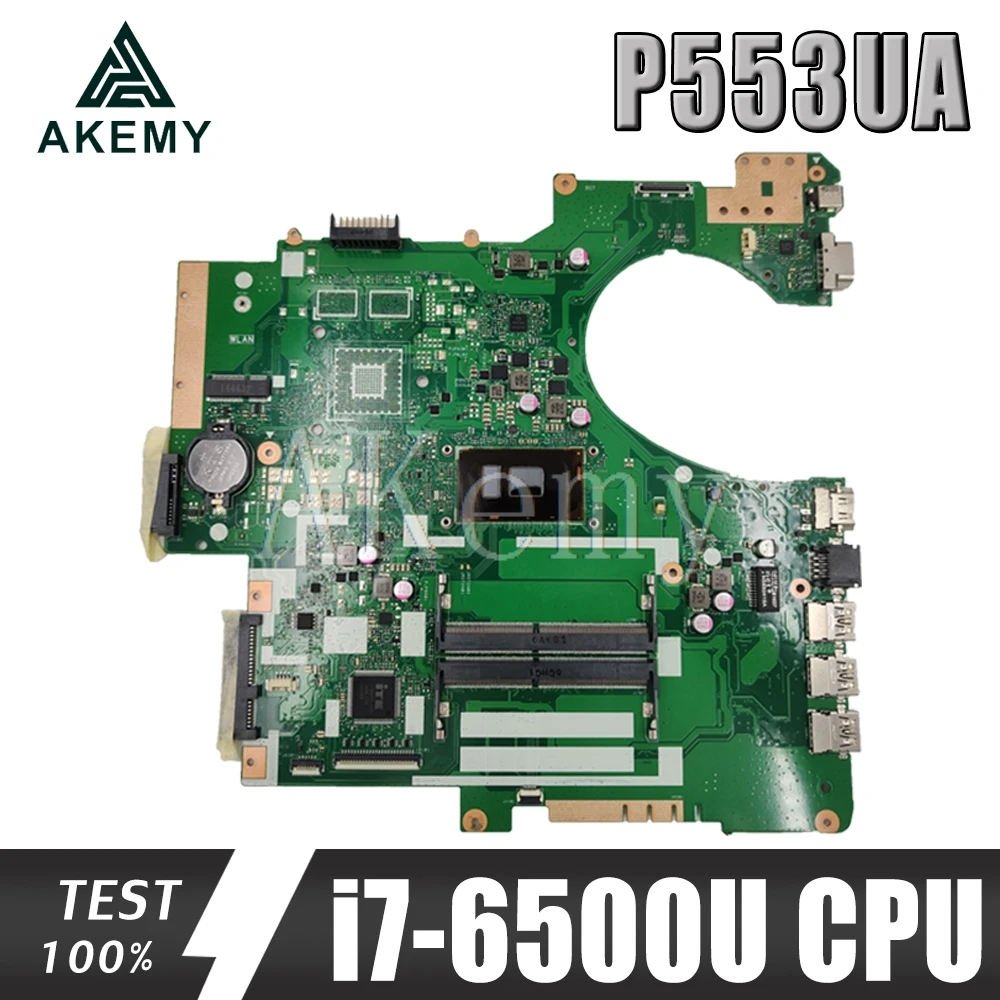 

P553UA материнская плата для ноутбука Asus P553UJ PRO553U PRO553UJ P553U P2540U P2540UQ P2540UV оригинальная материнская плата W/ i7-6500U SR2EZ