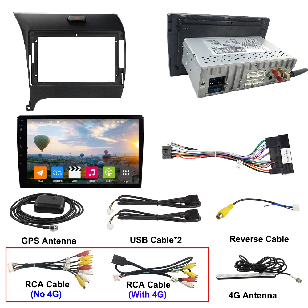 EKIY 9 ''IPS 2Din автомобильный Радио мультимедийный плеер Android 8 1 DVD для Kia CERATO K3 FORTE 2013