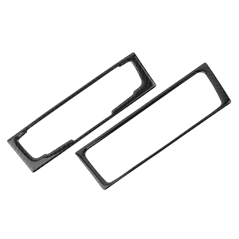 Автомобильная консоль из углеродного волокна ABS отделка для CD панели