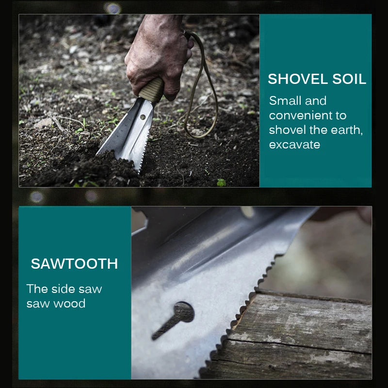 

Multifunctional Stainless Steel Garden Shovel Outdoor Mini Trowel Camping Gardening Farming Mini Garden Shovel Bottle Opene