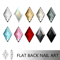 lo paulina 100 original crystals from austria 2773 5x3mm diamond shape flat back no hotfix nail art crystal new shape