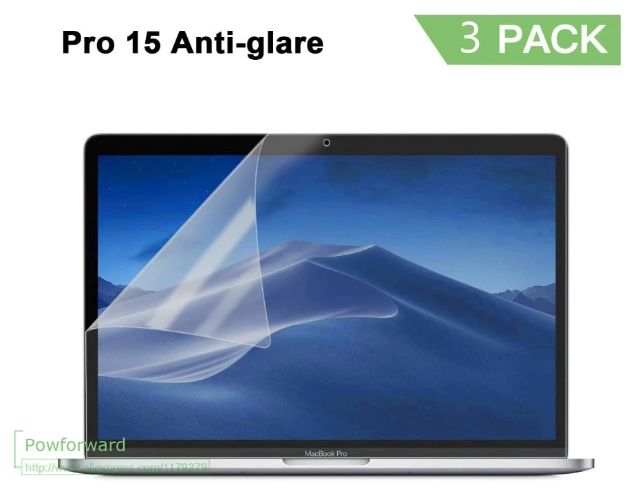 3 шт./лот антибликовая (матовая) Защитная пленка для экрана Mac Book Pro 15 дюймов модель