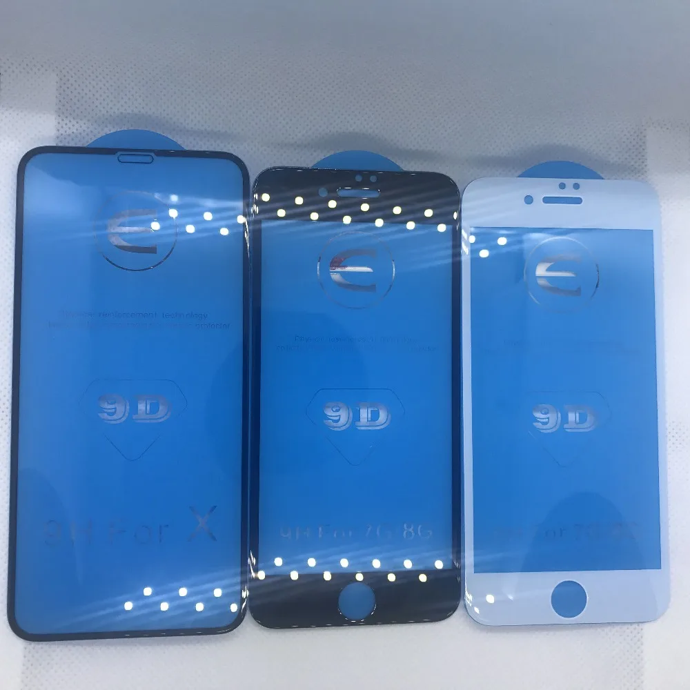 Полное Защитное стекло для iPhone 7 8 6S 6 Plus X защитное закаленное 11 Pro XR XS Max | Мобильные